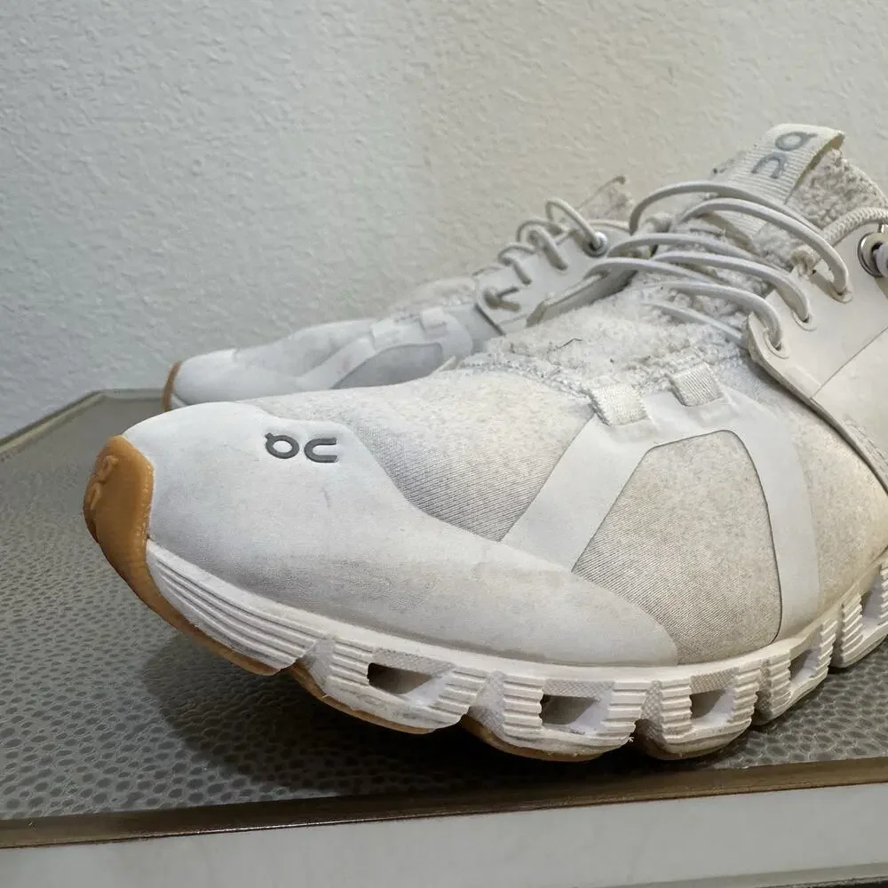 ON CLOUD TERRY WOMEN'S RUNNING SHOES SNEAKERS WHITE SIZE 8
